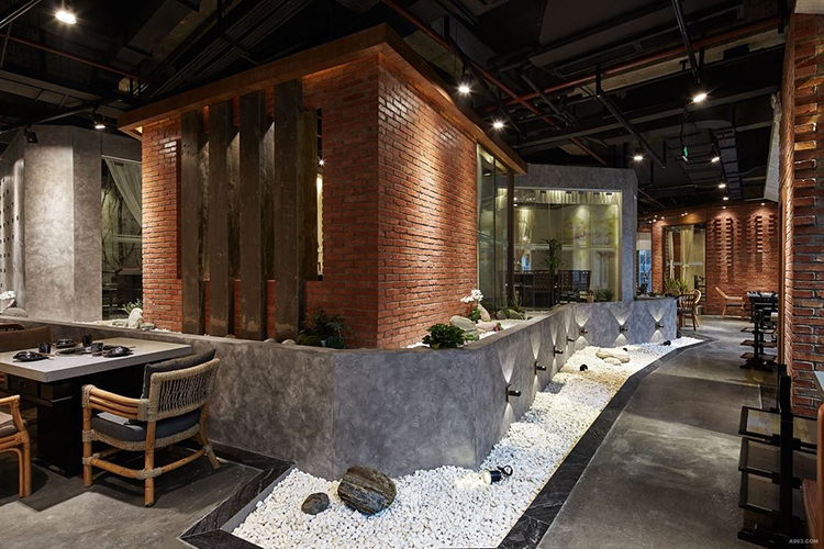 园里火锅店装修餐饮空间设计23